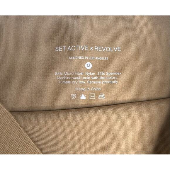 SET Active SculptflexLeggings in Beige Tan Size Medium - Picture 3 of 6